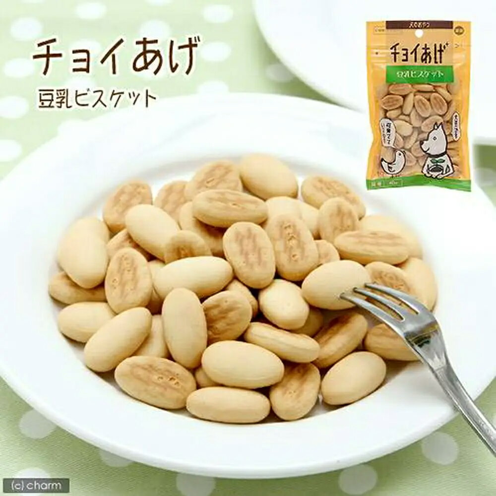 わんわん　犬のおやつ　チョイあげ　豆乳ビスケット　40g　犬　おやつ　関東当日便