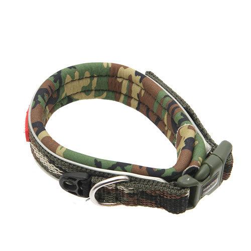 犬 首輪 イージードッグ ネオカラー XS （首周り28～31cm） グリーンカモ 小型犬用 関東当日便