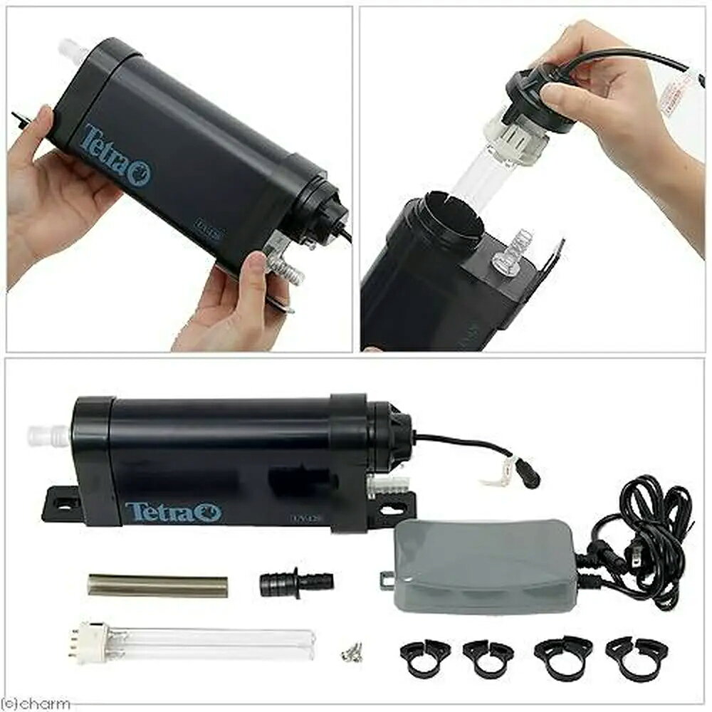 テトラ　UV殺菌灯120　UV−120　11W　〜450L水槽　病原菌　にごり対策　熱帯魚　金...