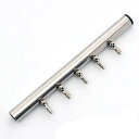 ステンレスジョイント SP管 直径17.3(200mm) 一方コック(片側5個)・止水栓(1個)付き 淡水水槽専用 関東当日便
