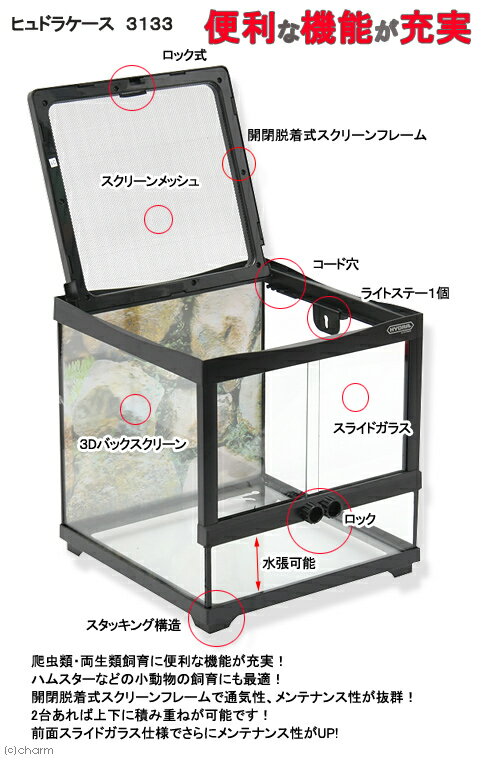 爬虫類ケージ コトブキ工芸 ヒュドラケース 3...の紹介画像2
