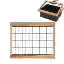 発泡スチロール箱(黒)用木枠(ネット付) 木枠 フタ 関東当日便