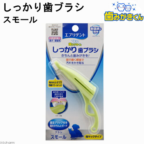メーカー：アース・ペットデンタル乳酸菌配合！健康はお口から！アース・ペット　エブリデント　歯みがきくん　しっかり歯ブラシ　スモール対象超小型犬〜小型犬、猫特長●ブラシはふつうのかたさのナイロン製のペット用歯ブラシです。 ●指サック部分が、ペットの歯から飼い主さんの指を守ります。 ●グリップ部分を握ることによって、指から抜けることなく、しっかり磨けます。 ●ブラシ部分のヘッドの先端を細長くしているので、小さなお口のペットに適しています。●別売の「歯磨きペースト」を使用するとより効果的に歯が磨けます。内容量1本仕様耐熱温度：80度サイズ（約）長さ13cm材質ABS、ナイロン生産国中国ご注意※本品は犬猫用のデンタルケア用品です。目的以外の用途では使用しないでください。お問い合わせについて商品の不明点につきましては、下記にお問い合わせください。 アース・ペット株式会社　お客様相談室 TEL：0120−911330ビバテック　シグワン　小型犬用歯ブラシ　犬　デンタルケアアース・ペット　エブリデント　歯みがきくん　歯みがきペースト　ミルクミント風味　40gアース・ペット　エブリデント　歯みがきくん　やわらか指ブラシペッツルート　無添加　歯みがきジェル　40ml　犬　猫　デンタルケアライオン　PETKISS　指サック歯ブラシ　1本　犬　猫　歯ブラシ　歯磨きライオン　PETKISS　歯みがきジェル　リーフの香り　40g　犬　猫　歯磨きライオン　PETKISS　歯みがきジェル　チキン風味　40g　犬　猫　歯磨きペットシーツ　ワイド　薄型　100枚　1回交換タイプ（60cm×45cm）国産　ペットシート　お一人様4点限り … _dog　_neko　20180513　アース　ペット　エブリデント　歯みがきくん　しっかり歯ブラシ　スモール　4994527891509　YMYM　犬　猫　歯ブラシ　ハブラシ　歯磨き　ハミガキ　歯みがき　指ブラシ　犬用ブラシ　猫用ハブラシデンタルケア　歯石　歯垢　歯こう　犬用品　猫用品　ケア用品　お手入れ　衛生　小型犬　超小型犬　erlevel3　erlevel4　opa2_yoko　y18m05■この商品をお買い上げのお客様は、下記商品もお買い上げです。※この商品には付属しません。■ビバテック　シグワン　小型犬用歯ブラシ　犬　デンタルケアアース・ペット　エブリデント　歯みがきくん　歯みがきペースト　ミルクミント風味　40gアース・ペット　エブリデント　歯みがきくん　やわらか指ブラシペッツルート　無添加　歯みがきジェル　40ml　犬　猫　デンタルケアライオン　PETKISS　指サック歯ブラシ　1本　犬　猫　歯ブラシ　歯磨きライオン　PETKISS　歯みがきジェル　リーフの香り　40g　犬　猫　歯磨きライオン　PETKISS　歯みがきジェル　チキン風味　40g　犬　猫　歯磨きペットシーツ　ワイド　薄型　100枚　1回交換タイプ（60cm×45cm）国産　ペットシート　お一人様4点限り