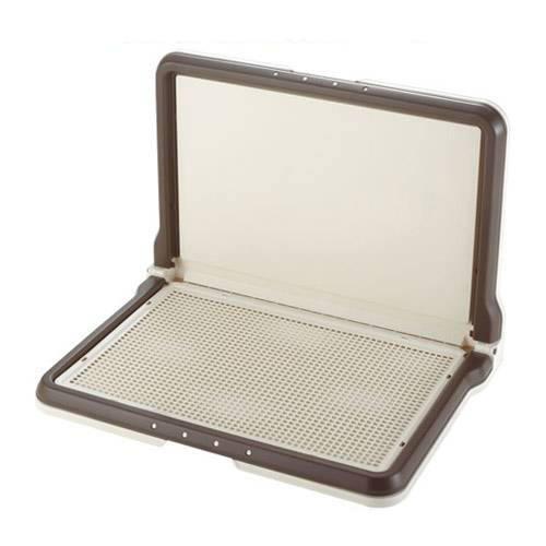 リッチェル しつけ用ステップL型トレー ワイド 茶 犬 トイレ 関東当日便