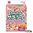 国産 P.one わんわん サラシート ワイド 100枚 ペットシーツ 薄型 国産 関東当日便