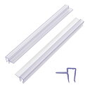 ガラスフタ受け オールガラス水槽アクロ用 ガラス厚5mm、6mm対応 長さ16cm 2本セット オプションパーツ 関東当日便