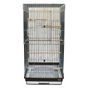 鳥かご HOEI 465ロング ブラウン (46.5×46.5×94cm) オカメ 中型インコ オウム 関東当日便