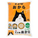 猫砂 コーチョー ネオ砂 おから オーガニック 6L おからの猫砂 流せる 固まる 燃やせる お一人様8点限り 関東当日便