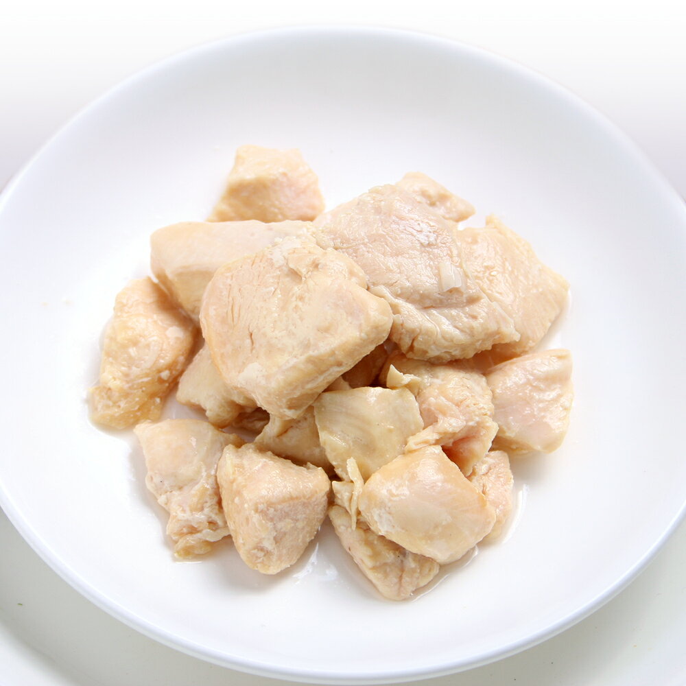 国産　鶏むね　ひとくちカット　80g　犬猫用レトルト　無添加　無着色　Packun　Specialite【犬／猫／ウェットフード／シニア／老犬】　関東当日便 chanet3980-10018274 charm 3980 楽天市場店 サンプル画像2