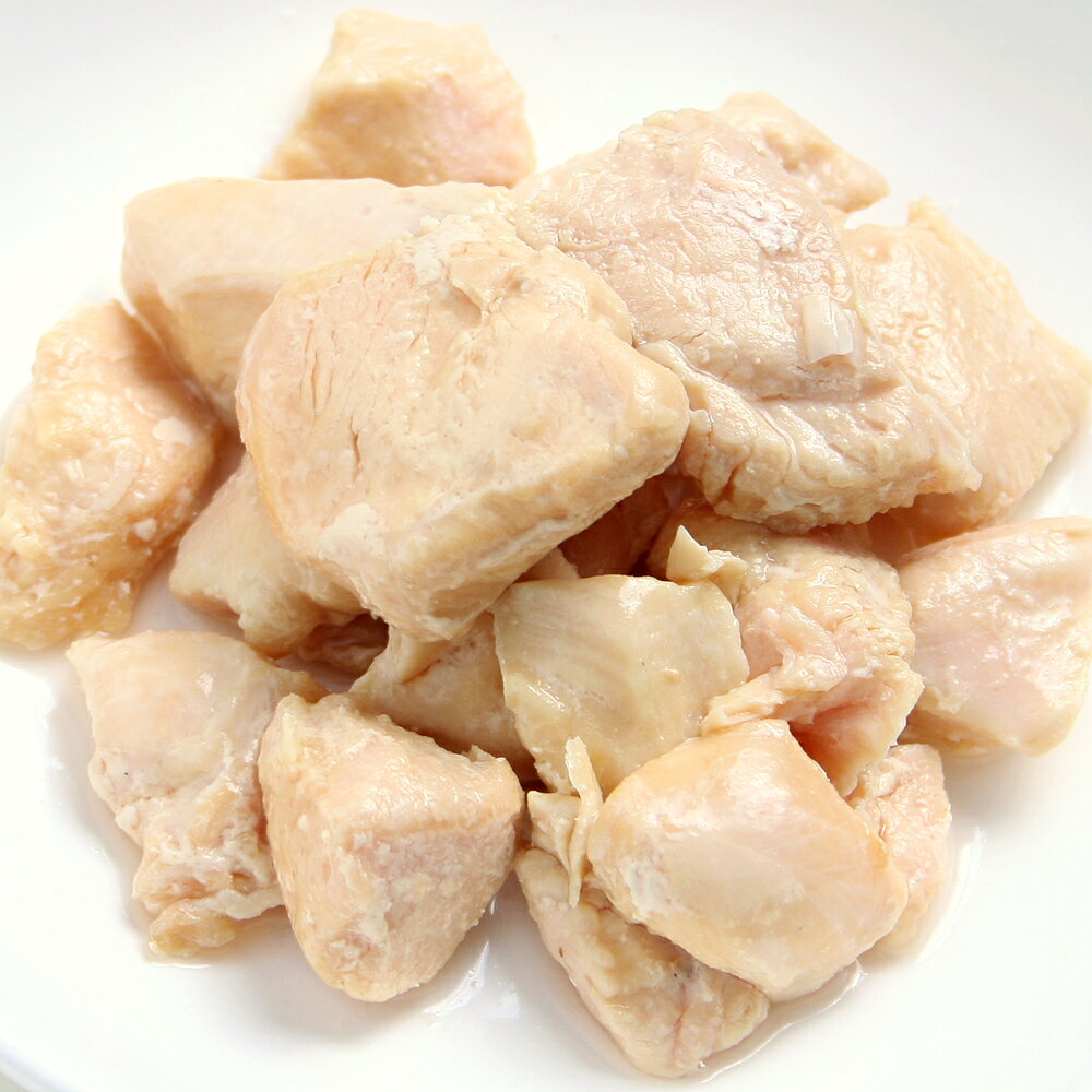 国産　鶏むね　ひとくちカット　80g　犬猫用レトルト　無添加　無着色　Packun　Specialite【犬／猫／ウェットフード／シニア／老犬】　関東当日便 chanet3980-10018274 charm 3980 楽天市場店 サンプル画像3