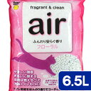 猫砂 お一人様6点限り スーパーキャット air消臭する紙砂 フローラル 6.5L 猫砂 紙 固まる 流せる 燃やせる 関東当日便(4)