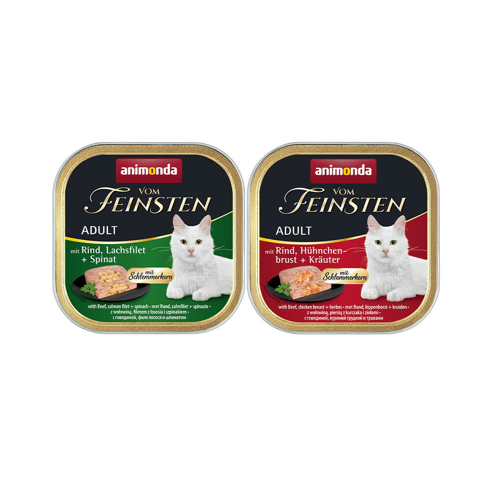 Natural - アニモンダ　キャット　フォムファインステン　グルメ　牛　100g　2種各1個　正規品　関東当日便