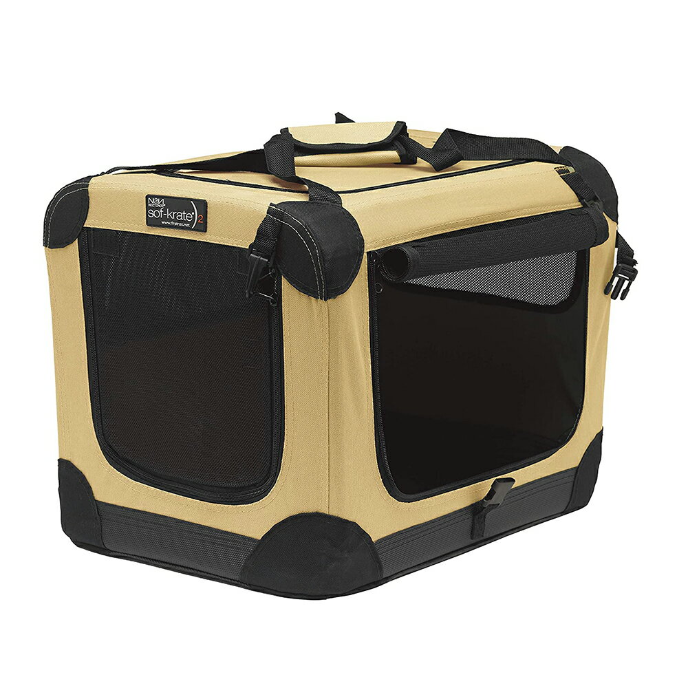 ソフクレート　n2　S　ベージュ　アウトドア　防災　折りたたみ　ソフトタイプ　ペットキャリー　関東..