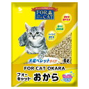 猫砂 新東北化学工業 フォーキャット おから せっけんの香り 6L お一人様7点限り 関東当日便