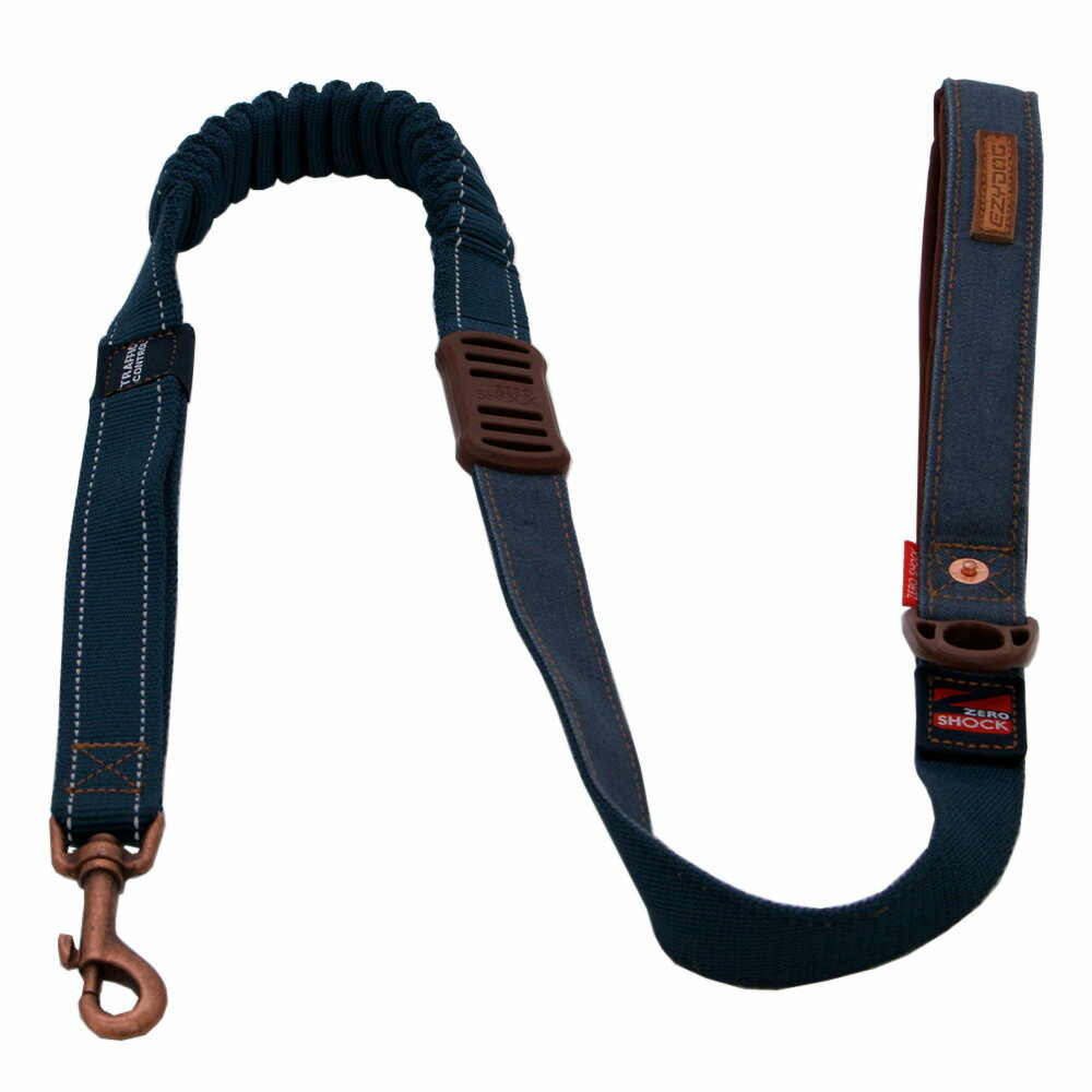 EZYDOG イージードッグ ゼロショック 120cm デニム 犬 リード 関東当日便