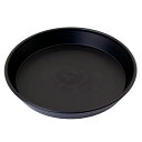セラアート 鉢皿 M 黒 7号 関東当日便