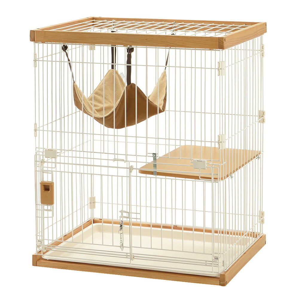 リッチェル 木製お掃除簡単キャットサークル XS ライトブラウン 関東当日便