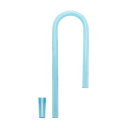 様々なフィルターに使用可能! 吸水パイプ クリアブルー 30cm水槽用 (直径12/16のホース用)+クリアブルーストレーナー 関東当日便