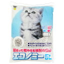 スーパーキャット エコノミー 5L×8袋 猫砂 紙砂 流せない 燃やせる お一人様1点限り 関東当日便