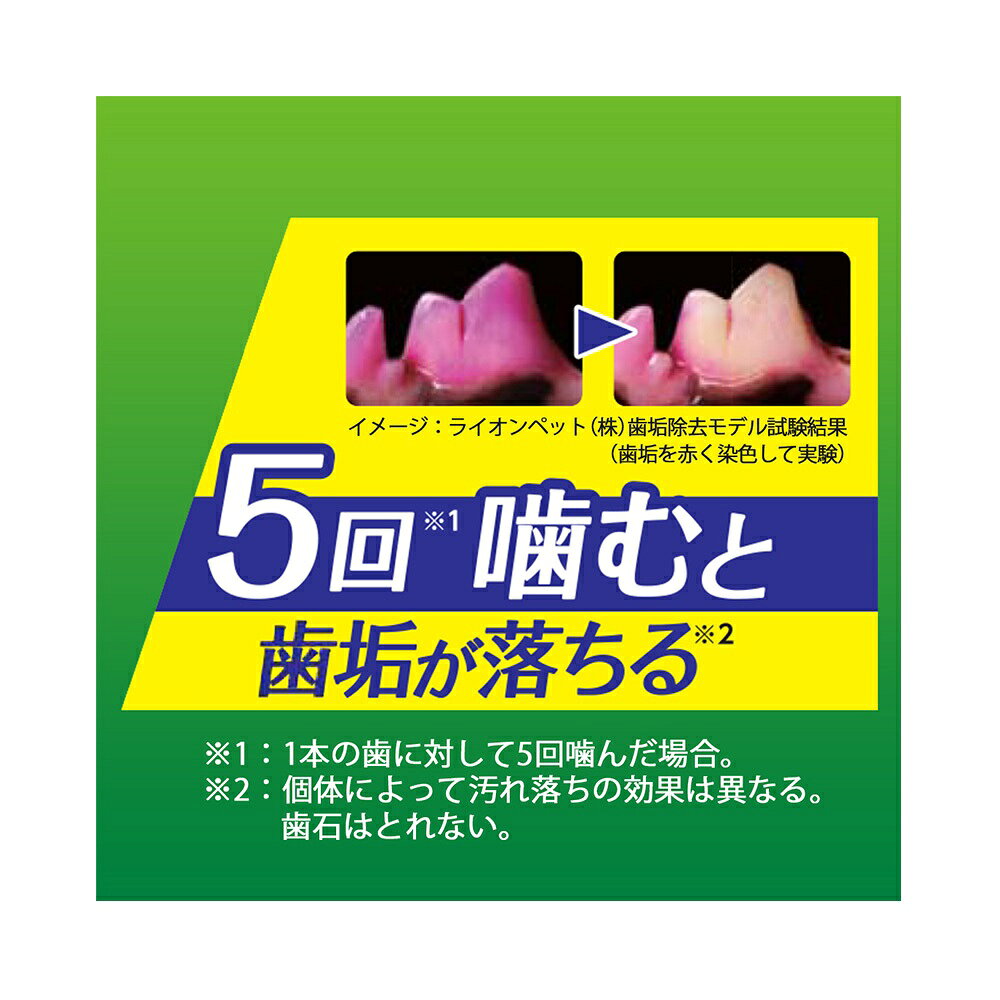 ライオン　ペットキッス　PETKISS　食後の歯みがきガム　シニア　超小型犬用　20本　犬　歯磨き　おやつ　関東当日便 chanet3980-10021597 charm 3980 楽天市場店 サンプル画像3