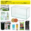 60cm水槽セット 本格水草レイアウト用 アクアリウム用品(水槽・LEDライト&他7点)プロ推奨・技術上達飼育セット おまけ付き