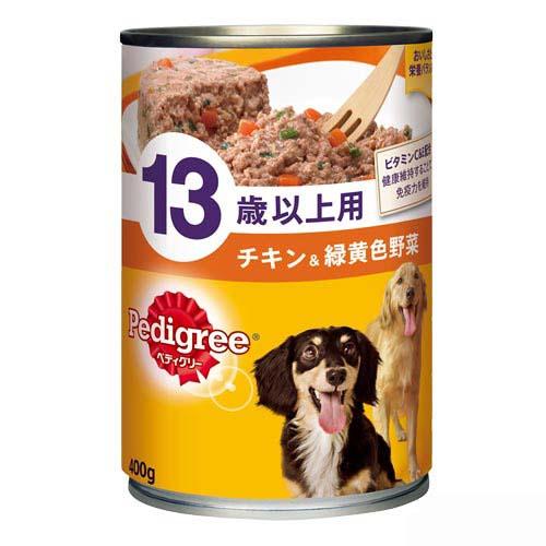 Natural - ペディグリー　13歳用　チキン＆緑黄色野菜　400g×8缶　ドッグフード　関東当日便