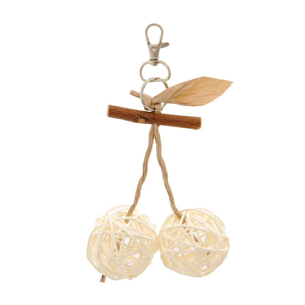 小鳥のラタンチェリー バードトイ おもちゃ 関東当日便