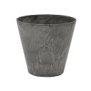 鉢 amabro アートストーン ラウンド グレー 17cm 植木鉢 おしゃれ 関東当日便