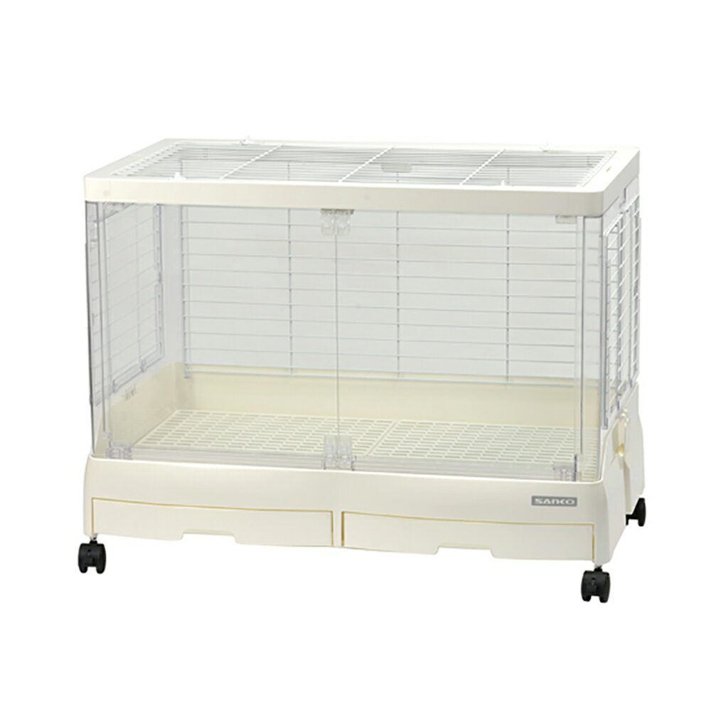 うさぎケージ 三晃商会 イージーホーム シャイニー 80WH(81×50.5×61cm)うさぎ ケージ 関東当日便