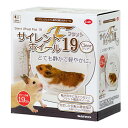 三晃商会 サイレントホイール フラット19 クリアー ハムスター マウス 関東当日便