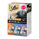 シーバ リッチ 鶏ささみ味と海のアソート 35g 6袋パック キャットフード 関東当日便