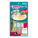 いなば CIAO ちゅ~る かつお&国産あごだし 14g×4本 ちゅーる チュール 猫 関東当日便