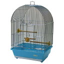 鳥かご HOEI 101アーチ手のりG ブルー (32×26×48.5cm) セキセイ 小型インコ フィンチ 銀メッキ 関東当日便