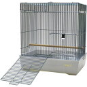 鳥かご HOEI ミレニアム手のりG ホワイト (34×24×36cm) セキセイ 小型インコ フィンチ 銀メッキ 関東当日便