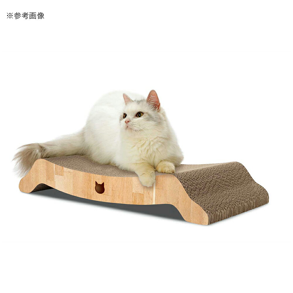 猫用　爪とぎ　猫壱　バリバリベッド　L　ライトブラウン　関東当日便