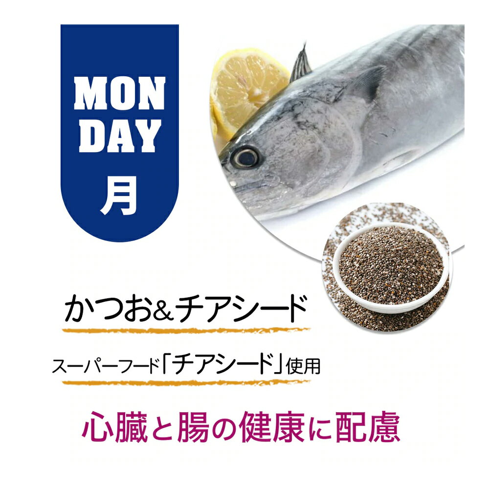 シグネチャー7　キャット　パティ　【月】　かつお＆チアシード　80g　猫　フード...