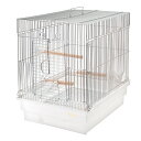 鳥かご HOEI 21手のりステンレス ホワイト (29×36.5×39cm) セキセイ 小型インコ フィンチ 関東当日便