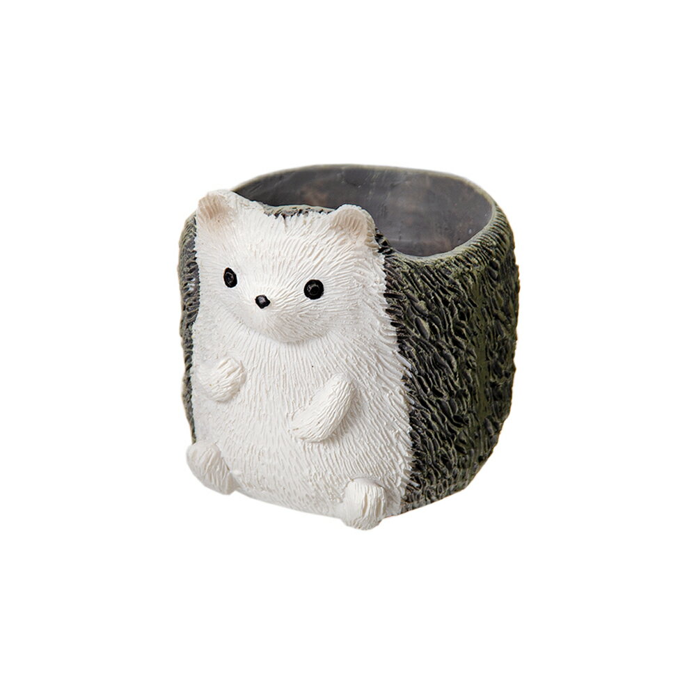 メーカー：友膳品番：5E3900小さな動物たちでかわいくアレンジ！！エリソンサークルポット　S　穴あり特長●可愛いハリネズミのミニプランターです。 ●カット多肉植物やミニ寄せ植えするとおすすめです。 ●植物用ポットとして使うもよし、小物入れとして使うもよしです。数量1個サイズ（約）幅53×奥行62×高さ43（全長53）mm 内径：Φ40mm材質レジンご注意※本品は園芸用品です。それ以外の用途には使用しないでください。 ※デザイン上、ややラフな仕上げになっています。傷や塗装ムラ、塗装の垂れなどが見受けられますが商品の特性のため予めご了承ください。 ※ハンドメイド商品につき、サイズ・色・配置等の状態が多少異なります。あらかじめご了承ください。 … 多肉植物　植木鉢　鉢　ガーデニング用品　エリソンサークルポット　S　穴あり　4515684714298　20220701　y22m07　Y.K.　ガーデニング　園芸　園芸用品　園芸資材　花　緑　室内　屋内　インドア　室内ガーデニング　インドアグリーン　インドアガーデニング　グリーンインテリア　レジン　プラスチック　鉢植え　ポット　動物　アニマル　かわいい　ミニ鉢　1号　1寸　装飾　友膳　ハリネズミ　ユニーク　uniqueplanter