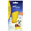 pet+me ラバーブラシ ハード 短毛種用イエロー 関東当日便
