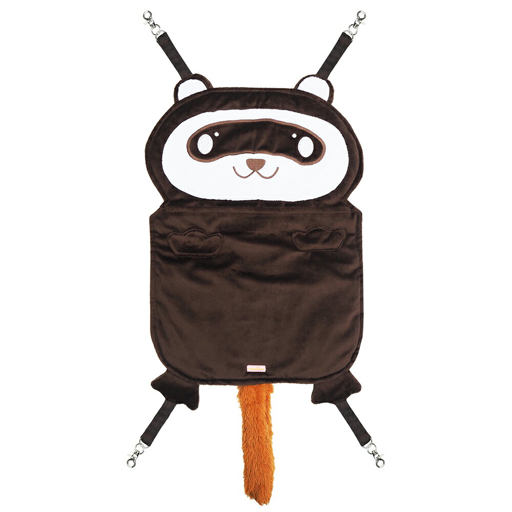 レインボー　ハグハグフェレットのハンモック　遊べるしっぽ付き　ボア生地　多頭飼い　関東当日便