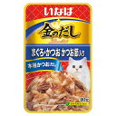 いなば 金のだし パウチ まぐろ・かつお かつお節入り 40g 関東当日便