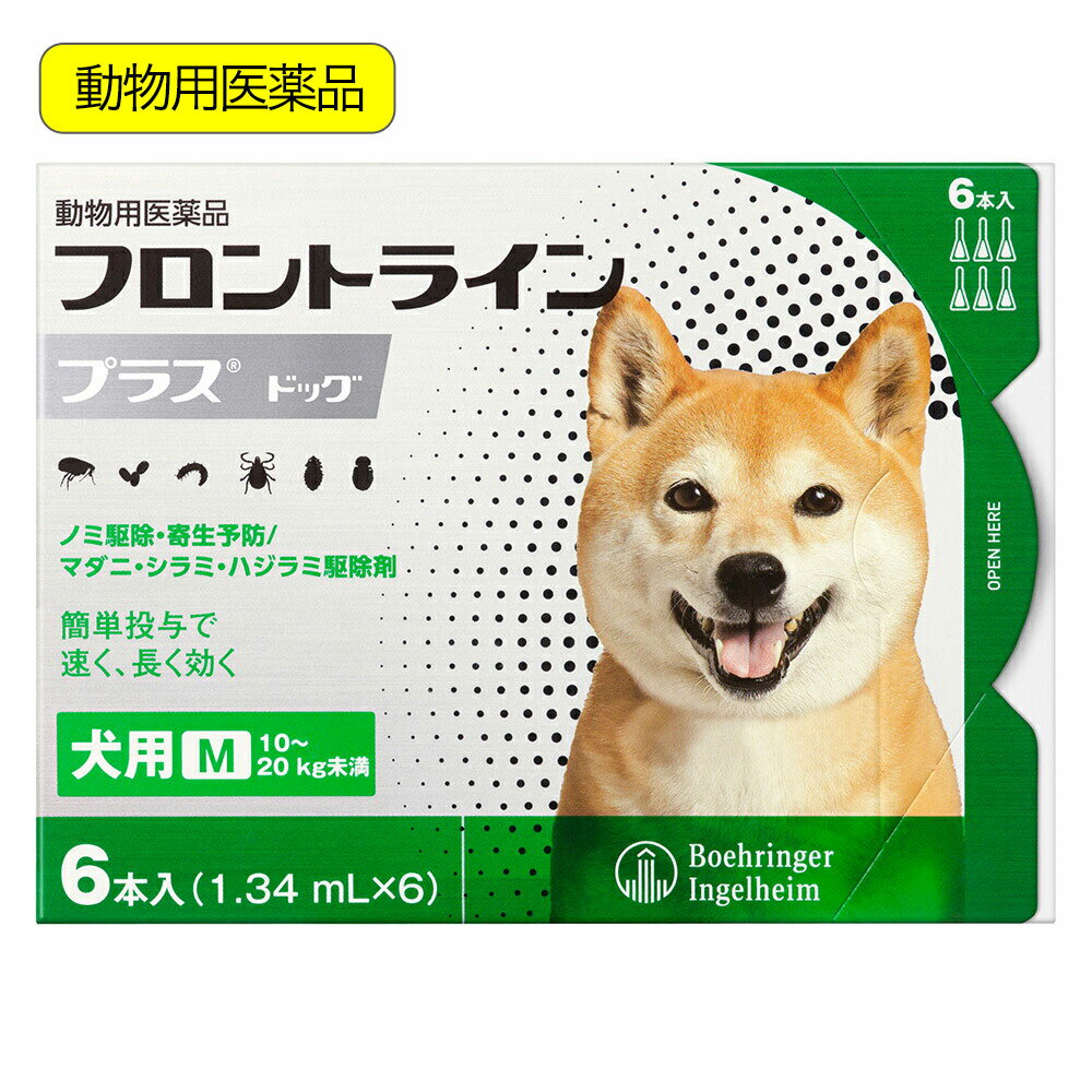 動物用医薬品 フロントラインプラス ドッグ M 6本 動物用医薬品 関東当日便