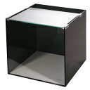 アクロ スーパークリア 3面スモーク 30×30×30cm 5mm ブラックシリコン 関東当日便