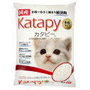 猫砂 獣医さんも使っている白い紙砂 カタピー 小粒タイプ 6L 猫砂 紙 固まる 燃やせる お一人様6点限り 関東当日便