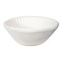 アウトレット品 益子焼 しのぎボウル 12cm 白 訳あり 関東当日便