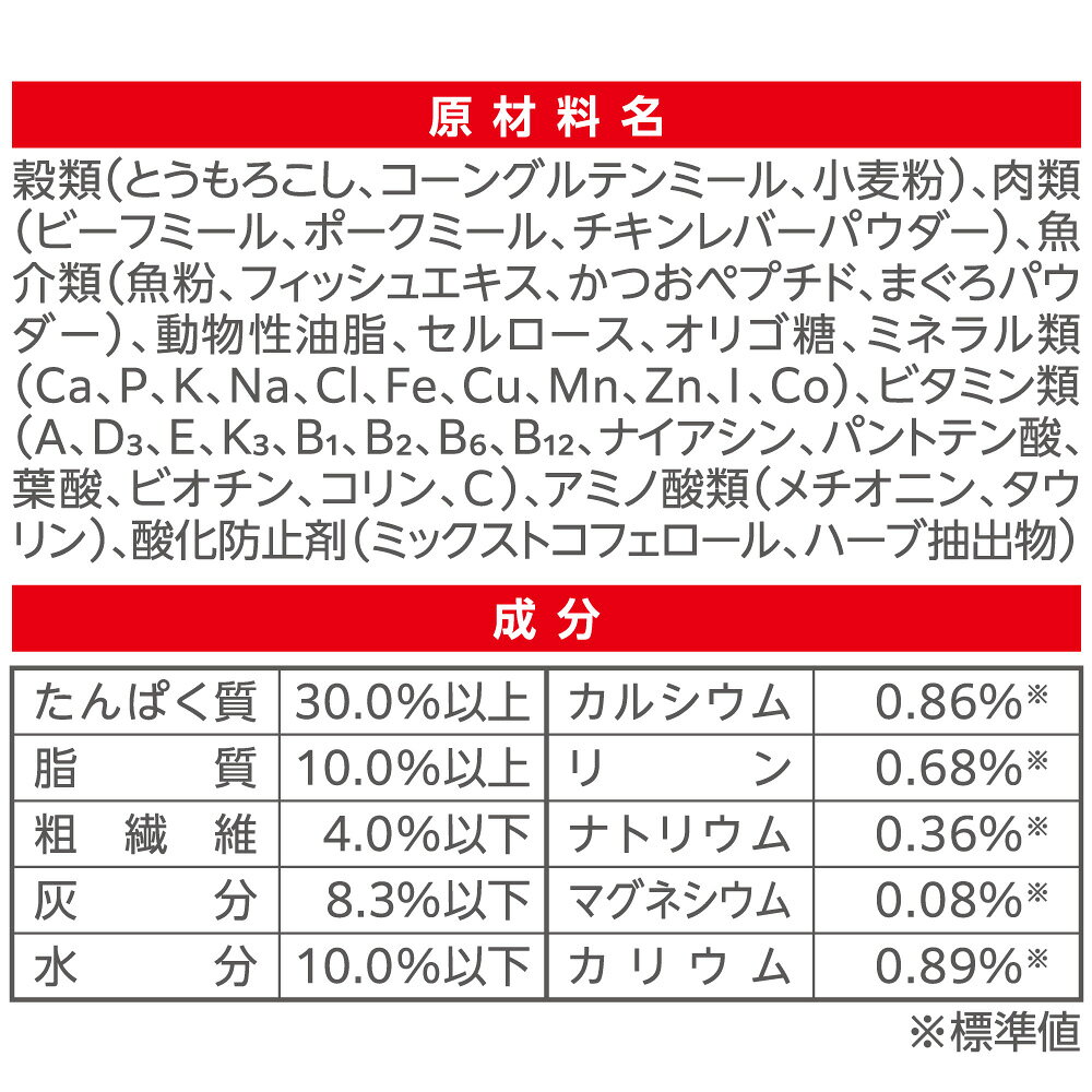 キャットフード　アイシア　ミャウミャウ　カリカリ小粒　ミドルサイズ　シニア猫用　まぐろ味　580g　関東当日便 chanet3980-10038634 charm 3980 楽天市場店 サンプル画像2