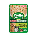 いなば INABAパウチ とりささみ&緑黄色野菜 40g×16袋 関東当日便