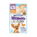 ドギーマン 13歳から用 わんちゃんの国産低脂肪牛乳スープごはん ササミと緑黄色野菜入り 80g×60袋 関東当日便