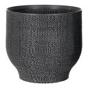 多肉植物 Gyropot 二丈(にじょう) 黒 4号鉢 ジャイロポット 植木鉢 鉢 観葉植物 関東当日便