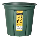 スリット鉢 アップルウェアー 根っこつよし 6号 グリーン 植木鉢 関東当日便